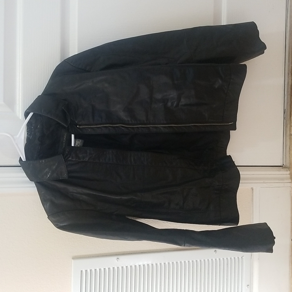 Banana Republic leather jacket